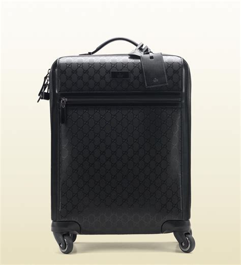 gucci leather holdall|Gucci luggage carry on.